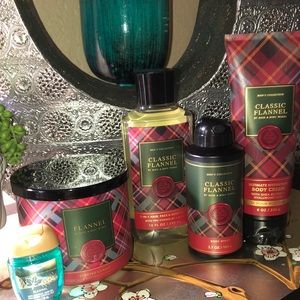 Bath and body Works men’s collection, classic flannel gift set combo